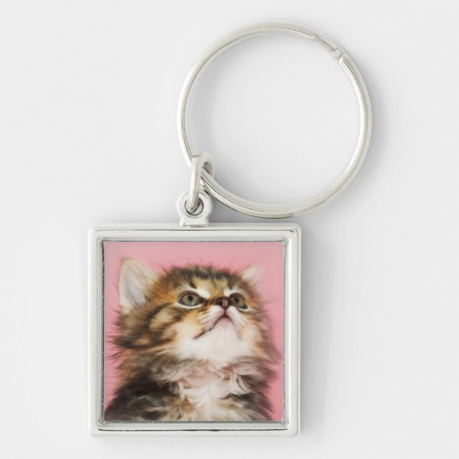 Llavero Bonito en gatito rosado (Frente)