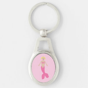 Llavero Bonito Fantasía rosa Mermaid