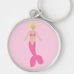 Llavero Bonito Fantasía rosa Mermaid