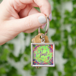 Llavero Bonito Floral Trust Inespirivivity Keychain