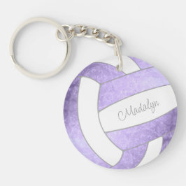 Llavero bonito lilac púrpura keepsake voleibol