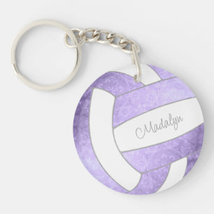 Llavero bonito lilac púrpura keepsake voleibol
