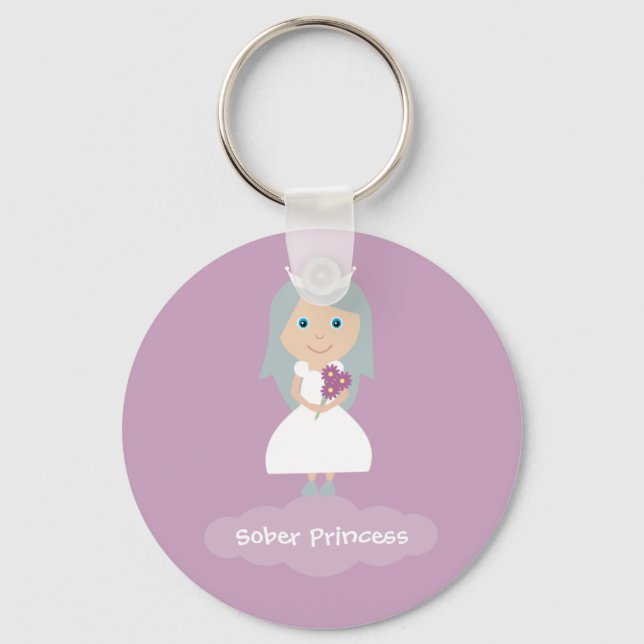 Llavero Bonito lilac Sober Princess keychain (Anverso)