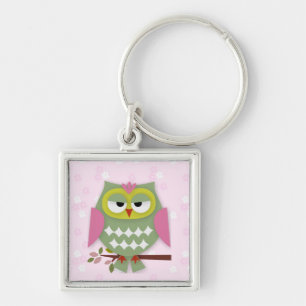 Llavero Bonito Mama Owl Keychain