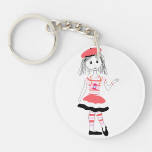 Llavero Bonito Miss Fashionista