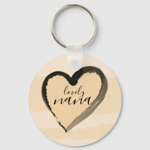 LLAVERO BONITO NANA GOLDEN HEART ABSTRACT