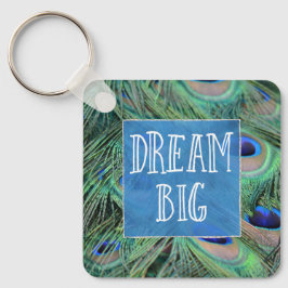 Llavero Bonito Peacock Feathers