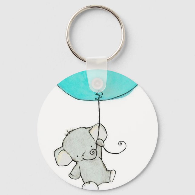 Llavero Bonito pequeño elefante adorable (Anverso)