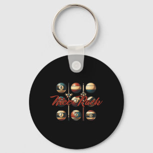 Llavero Bonito rack Funny Billiards Player Vintage Pool Bi