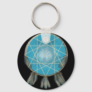 Llavero Bonito Wolf Dream Catcher Keychain