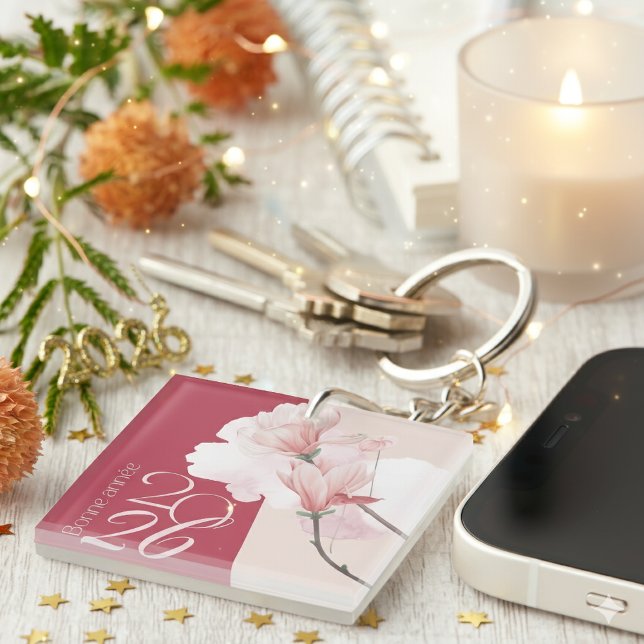 Llavero Bonne Année 2026 Floral Keychain (Subido por el creador)