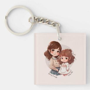 Llavero Bono de mamá y hija Adorable (4)