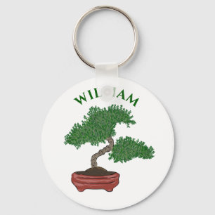 Llavero Bonsai Tree japonesa personalizada