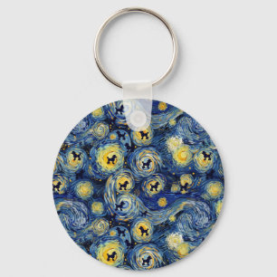 Llavero Boo22 Artista Caniche Boho Floral – Caniche Colori