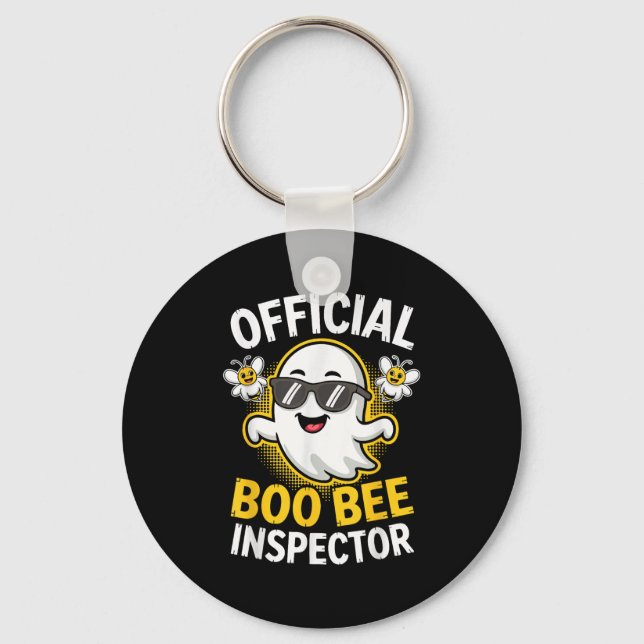 Llavero Boo Bee Inspector Shirt Men Women Halloween Costum (Anverso)