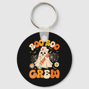 Llavero Boo Boo Crew Graciosa Enfermera Fantasma Retro Hal
