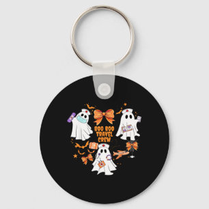 Llavero Boo Boo Travel Crew Enfermera Fantasma Viajera
