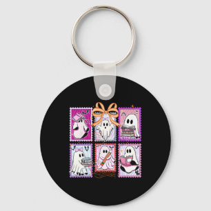 Llavero Boo Coquette Halloween profesor gracioso fantasma
