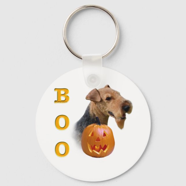 Llavero Boo de Welsh Terrier (Anverso)