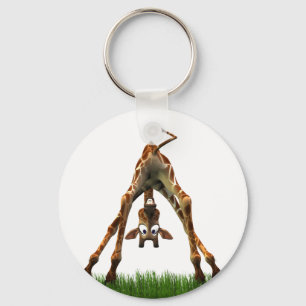 Llavero ¡Boo! Dice Olympia Giraffe.