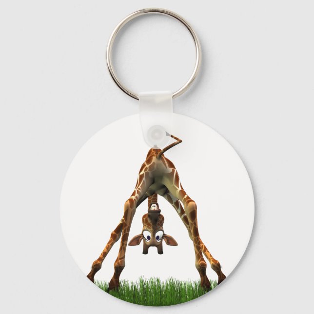 Llavero ¡Boo! Dice Olympia Giraffe. (Anverso)