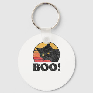 Llavero ¡Boo! Estilo De Gato De Ochenta Vintage Distancia