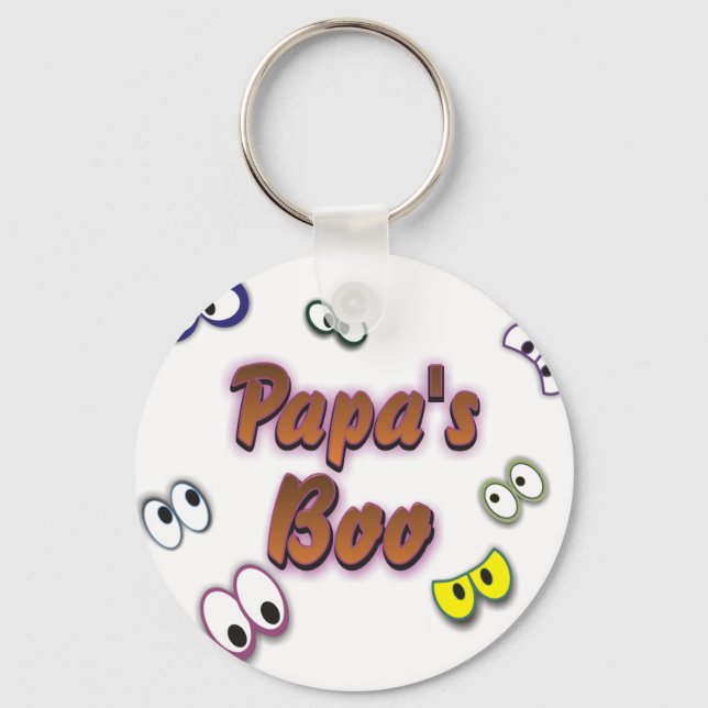 LLAVERO BOO EYES PAPA (Anverso)