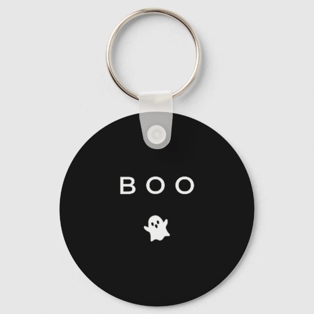 Llavero Boo Ghost Halloween Subtle Minimal Fall Funny Tric (Anverso)
