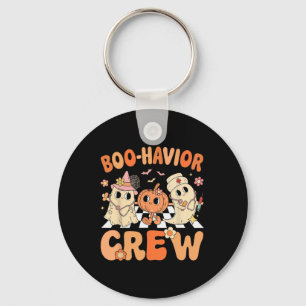 Llavero Boo Havior Crew Cum Halloween Therapist Ghosts A
