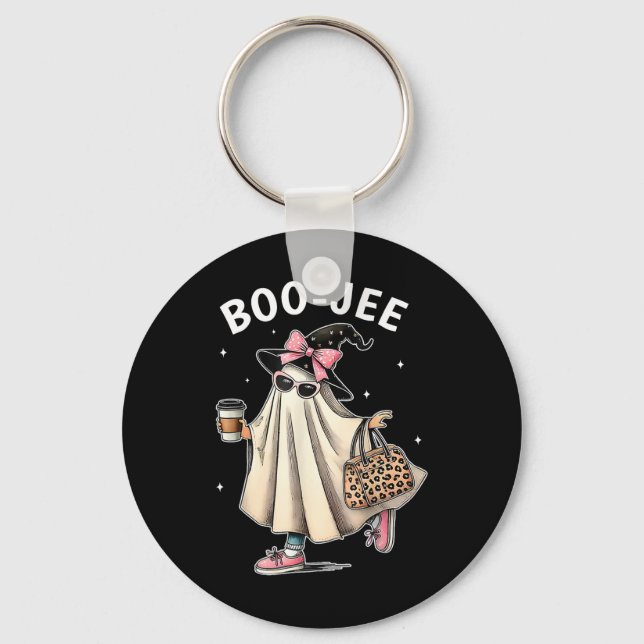 Llavero Boo-jee Costume Ghost Spooky Temporada Cuesta Hall (Anverso)