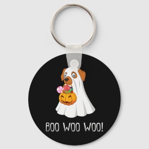 Llavero Boo Woo Woo Fun Cuse Halloween Fantasma De Perro T