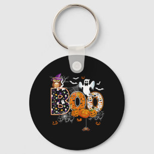 Llavero Boo y búho calabaza fantasma Halloween hombres muj