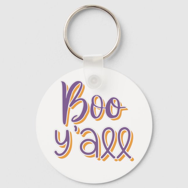 Llavero Boo Y'all (Anverso)
