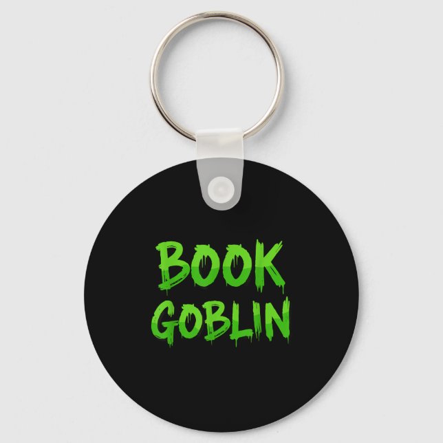 Llavero Book Goblin Funny Reading Or Writing School Studen (Anverso)