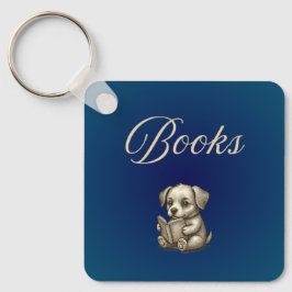 Llavero Book Lover Keychain Books the only therapy I need