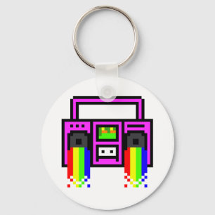 Llavero Boom Box de 8 bits