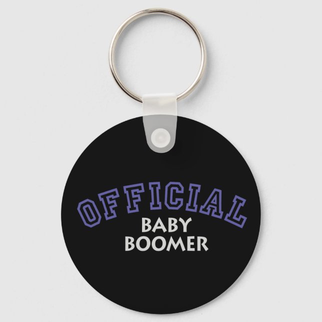 Llavero Boomer de bebé oficial - Azul (Anverso)