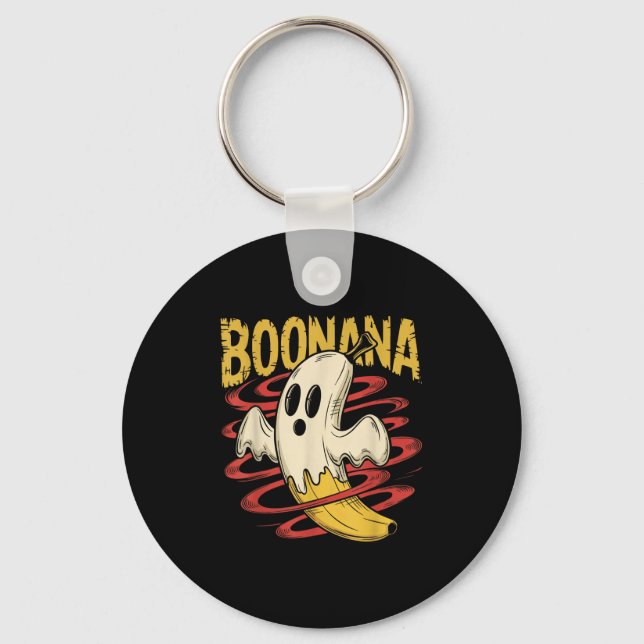 Llavero Boonana Cute Fantasma Banana Halloween Vestidos Ho (Anverso)