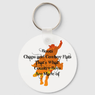 Llavero Boots, Chaps y Gorras de Cowboy...Keychain