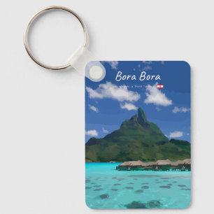 Llavero Bora Bora, Polinesia Francesa - Clásico Resort de 