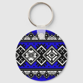 Llavero Bordados azules