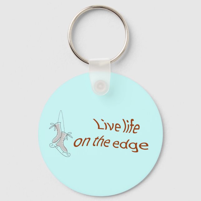 Llavero borde de patinaje sobre hielo (Anverso)