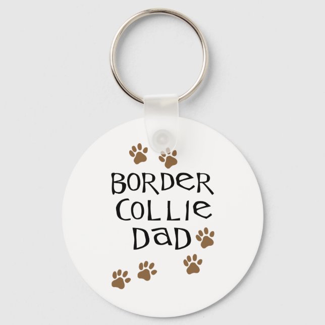 Llavero Border Collie Dad (Anverso)