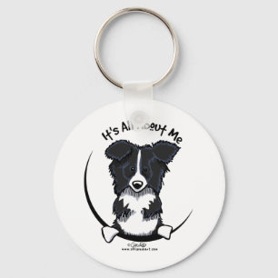 Llavero Border collie su todo alrededor yo