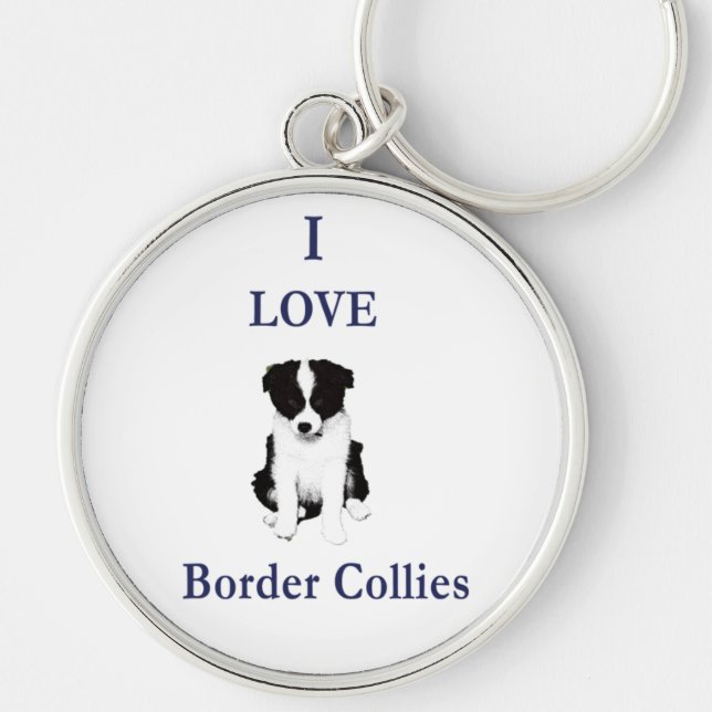 Llavero Borderes collies del amor (Frente)