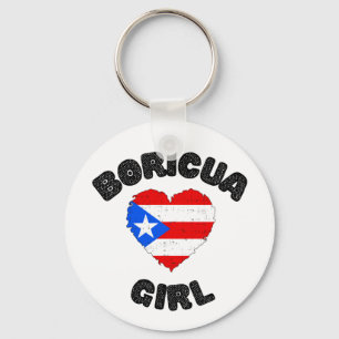 Llavero Boricua Chica Puerto Rico