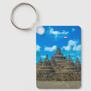 Llavero Borobudur, Indonesia - Templo Budista Antiguo Cl