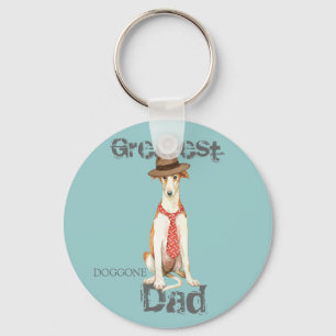 Llavero Borzoi Dad
