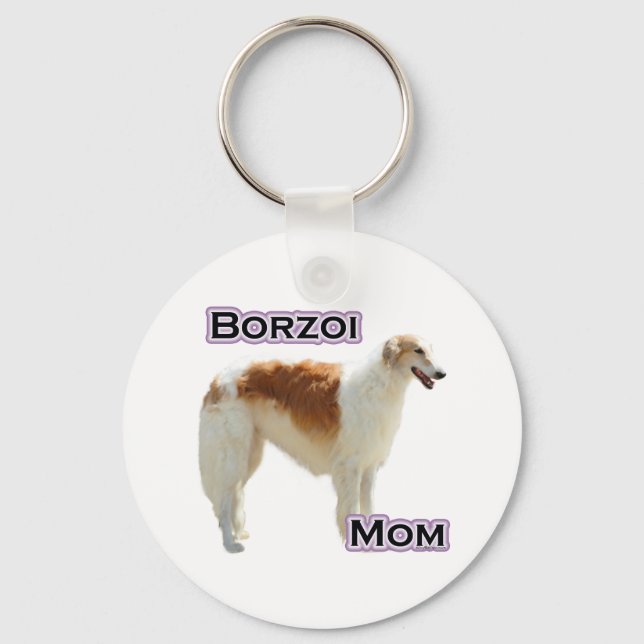 Llavero Borzoi Mom 4 - Keychain (Anverso)
