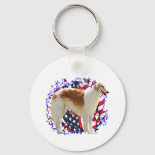 Llavero Borzoi Patriot